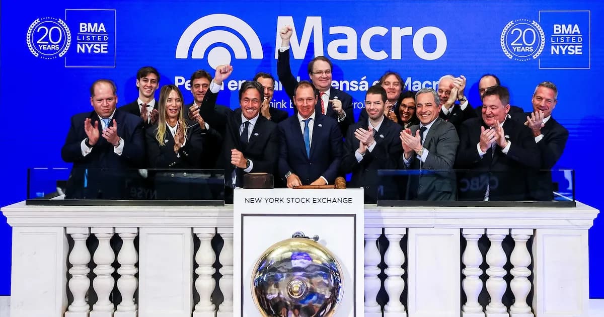 Banco Macro celebra 20 años en la Bolsa de Nueva York con un emotivo homenaje