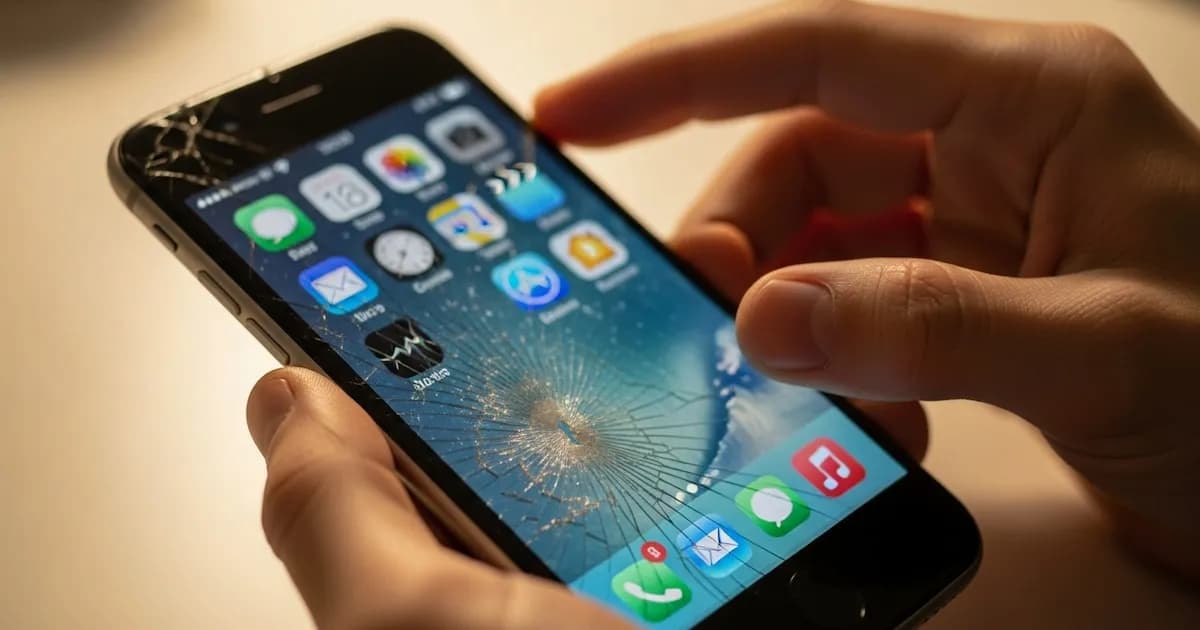 Los peligros ocultos de usar un iPhone con pantalla rota: riesgos de incendio y lesiones