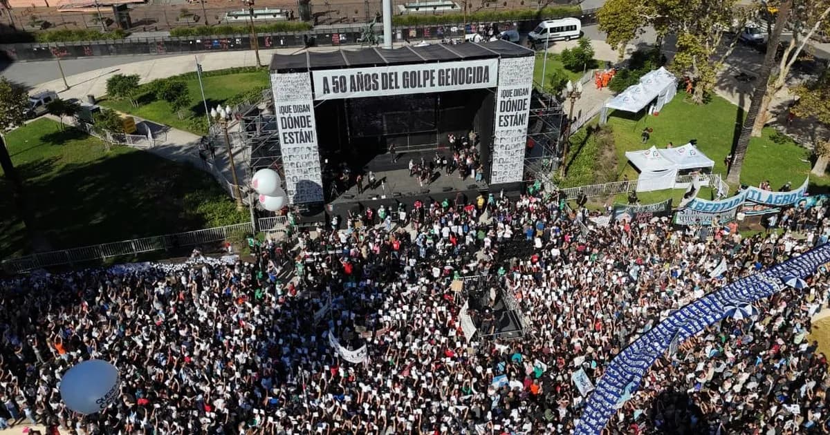 Conmemoración del Golpe: Protestas y Críticas al Gobierno de Milei en su 50° Aniversario