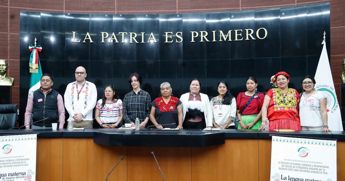 Senadoras enfatizan la riqueza lingüística de México y abogan por intérpretes y traductores