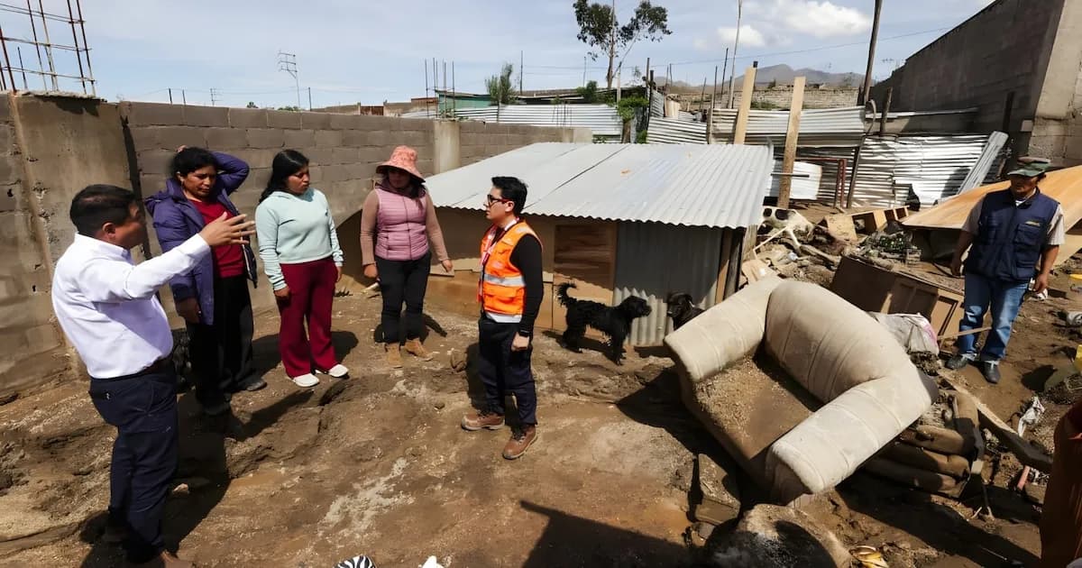 Subsidio de S/ 500 para damnificados de lluvias en Arequipa por hasta dos años