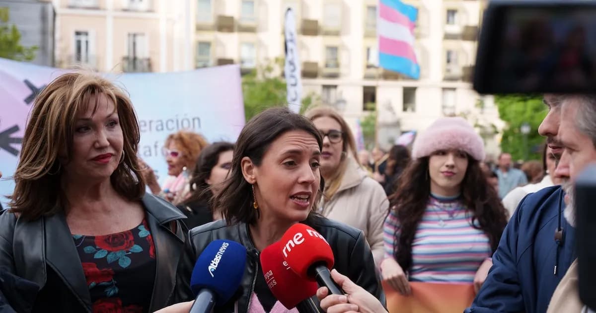 Irene Montero promueve visibilidad y orgullo en el Día Internacional de la Visibilidad Trans