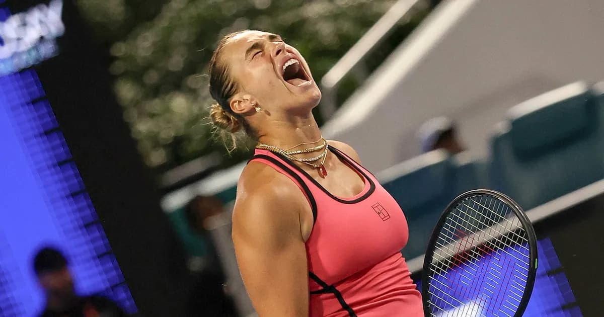 Aryna Sabalenka defiende su título en Miami al vencer a Coco Gauff en una final intensa