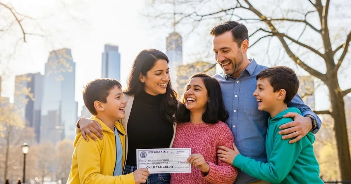 Nueva York ofrece reembolso de hasta USD 1.000 por hijo a familias en su declaración de impuestos