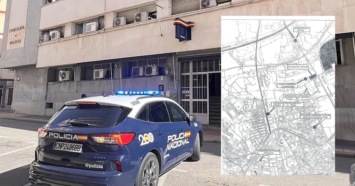 Benidorm: Aprobada la construcción de una nueva comisaría tras 20 años de espera