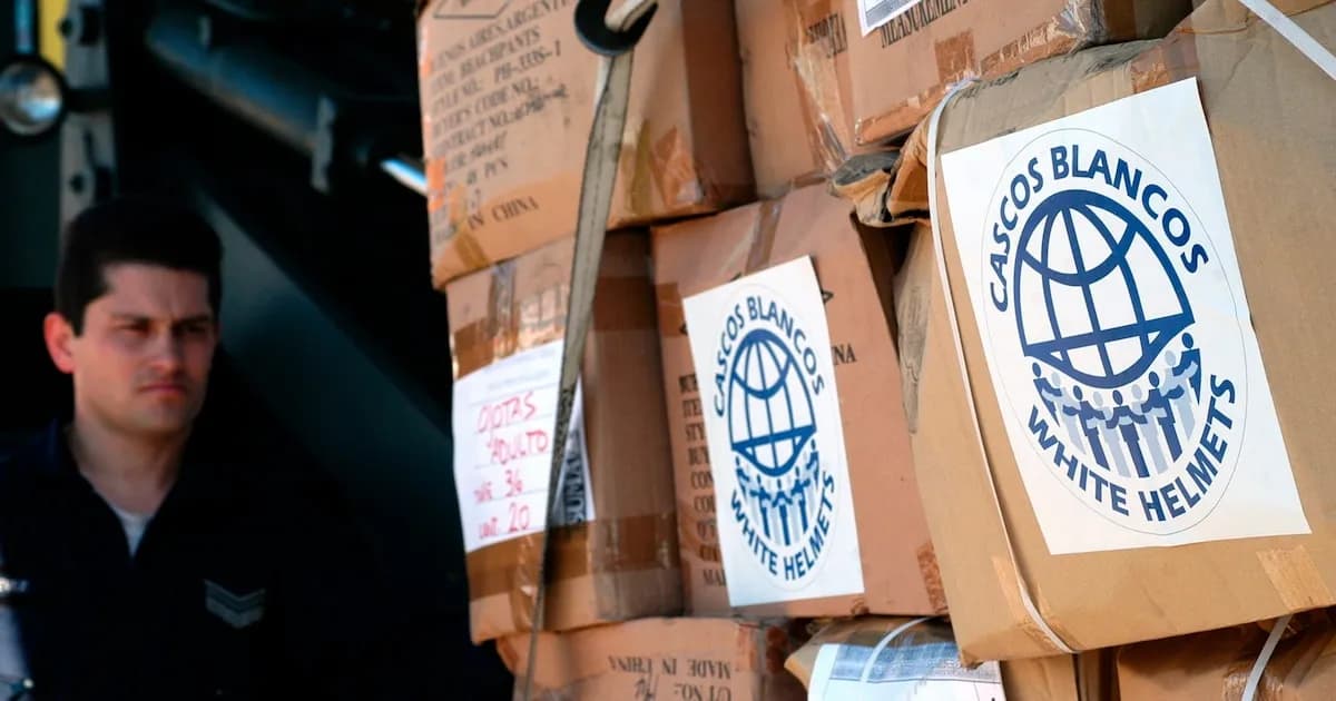 Milei ofrece ayuda humanitaria de Cascos Blancos para la reconstrucción de Gaza