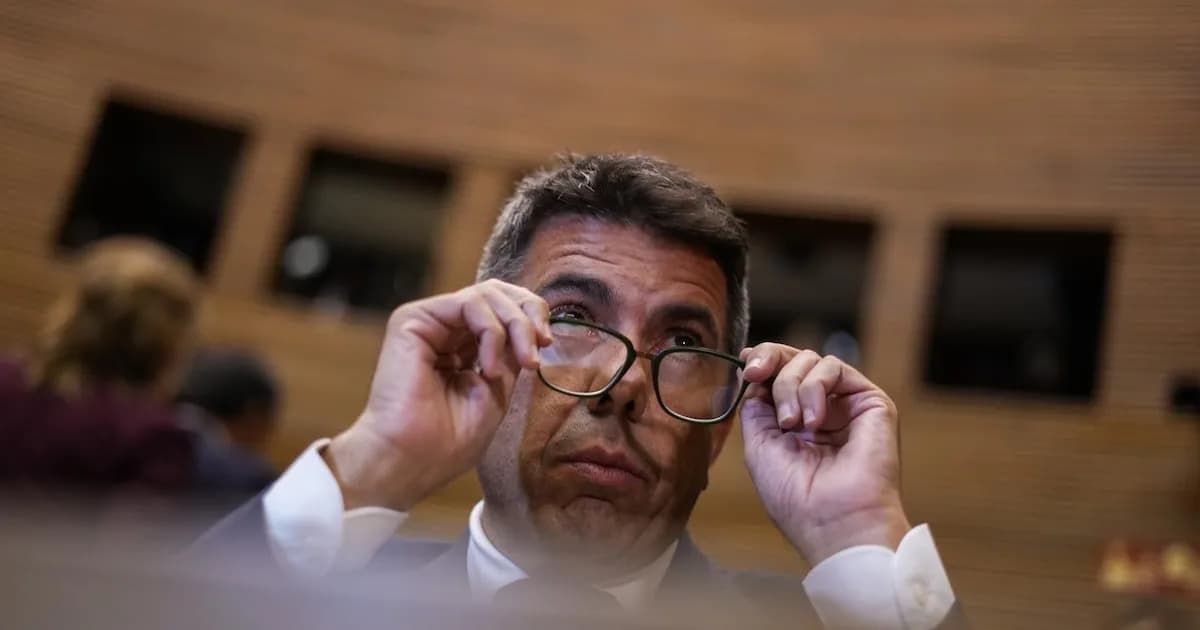 La jueza niega a Mazón su personación en la causa de la inundación