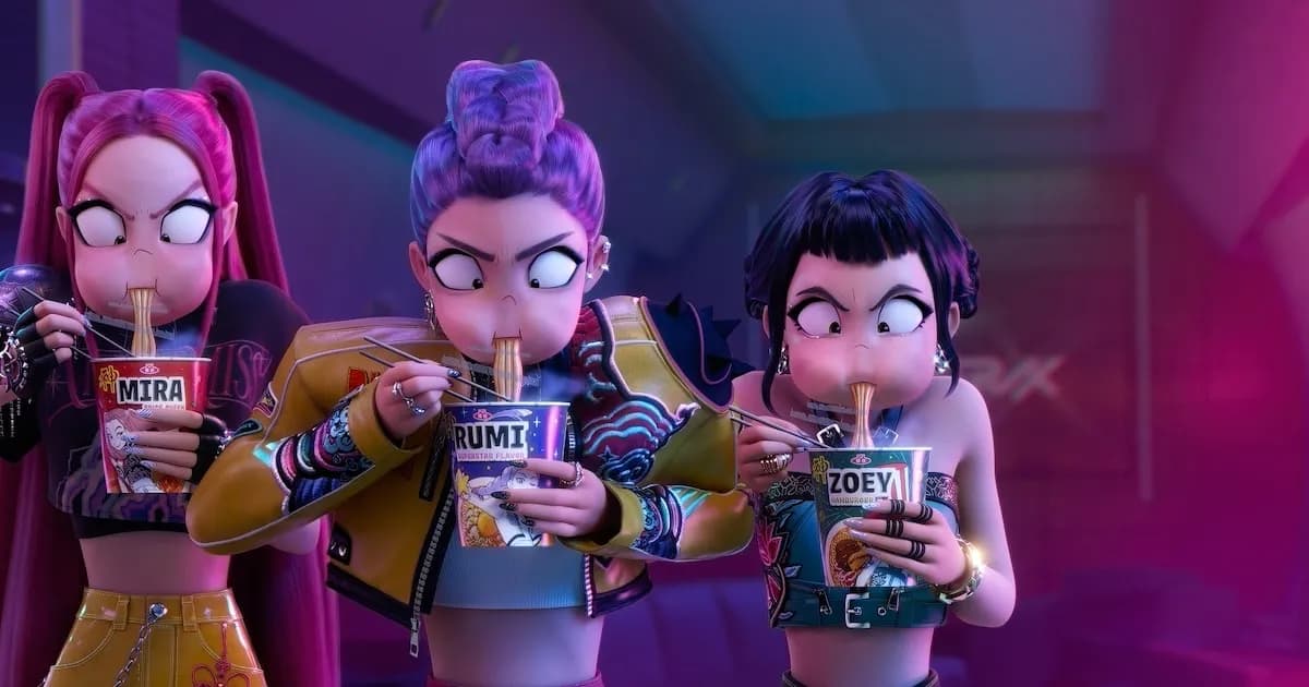 Alerta por el peligro de fideos instantáneos tras el éxito de 'Las guerreras k-pop'