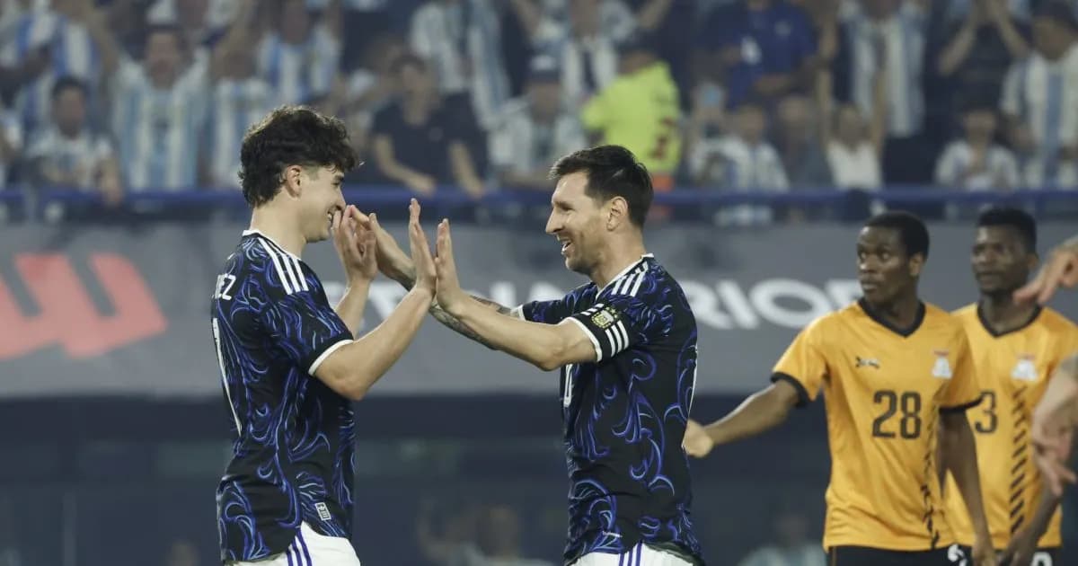 Argentina se despide con una contundente victoria ante Zambia en La Bombonera