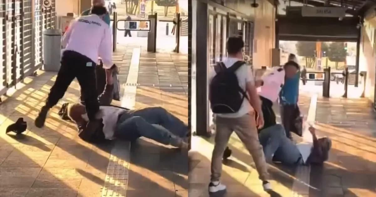 Indignación por agresión a un adulto mayor por parte de un guardia de seguridad en México