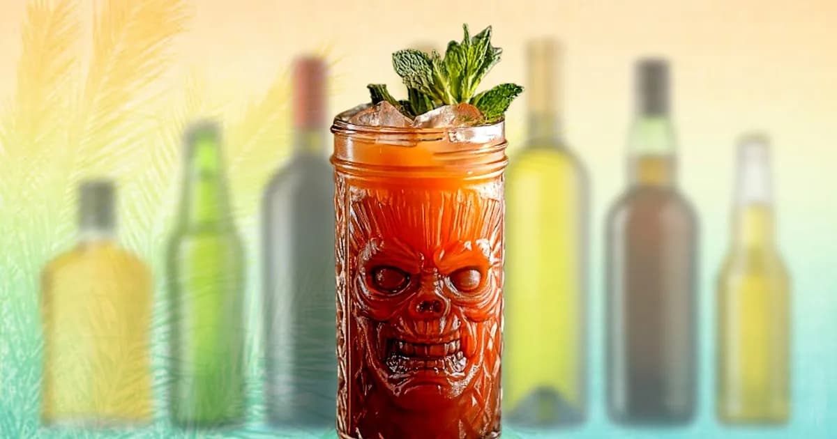 Descubre cómo preparar el clásico coctel Zombie en tu hogar