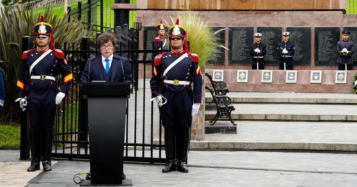 Javier Milei reafirma la soberanía argentina sobre Malvinas en homenaje a veteranos
