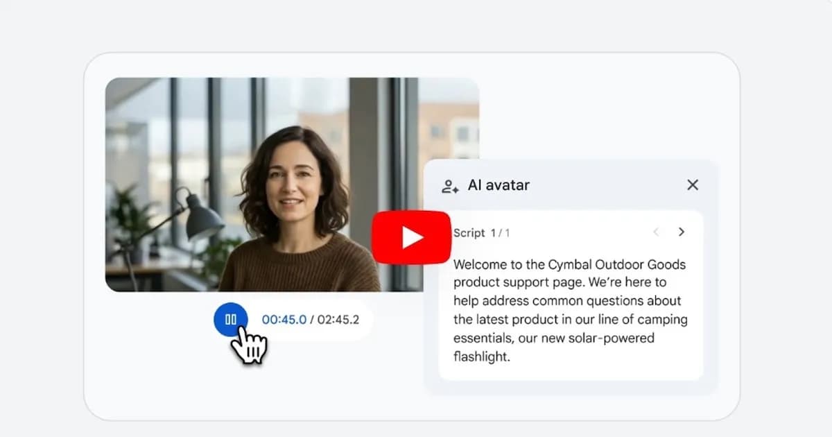 Nuevas Funciones de Vids en Google Workspace: Avatares Personalizados y Publicación Directa en YouTube