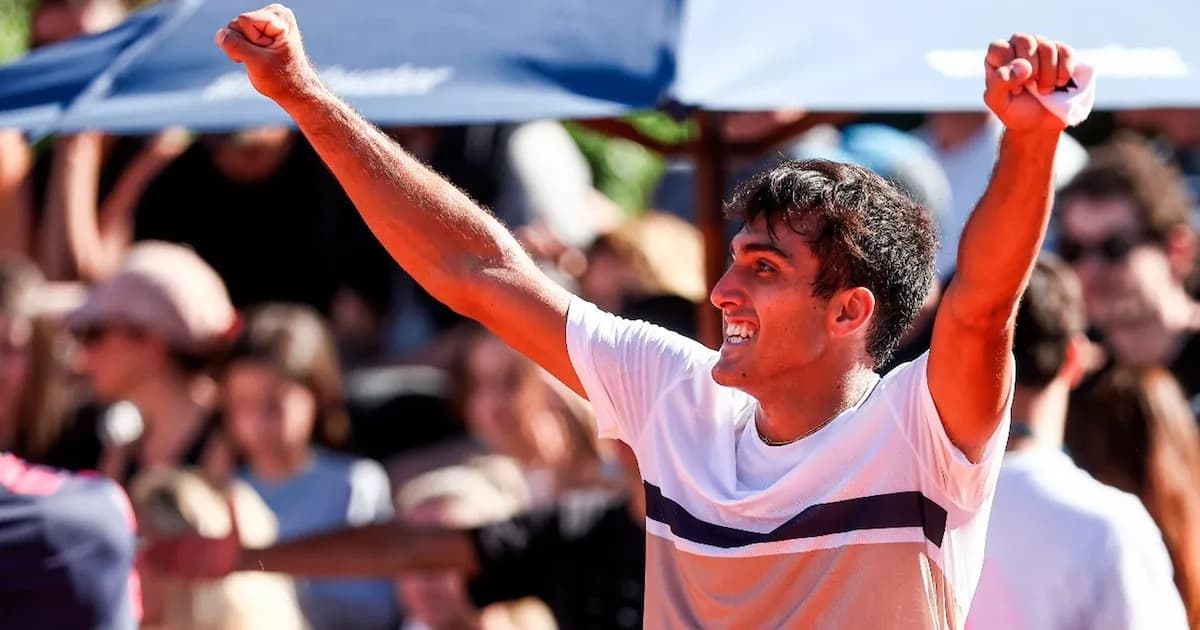 Román Burruchaga brilla en Houston: avanza a cuartos con un gran triunfo