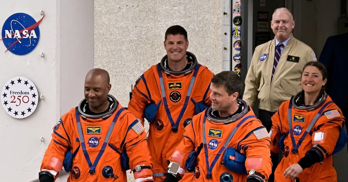 La vida de los astronautas en la misión Artemis II: rutina y emociones en el camino a la Luna