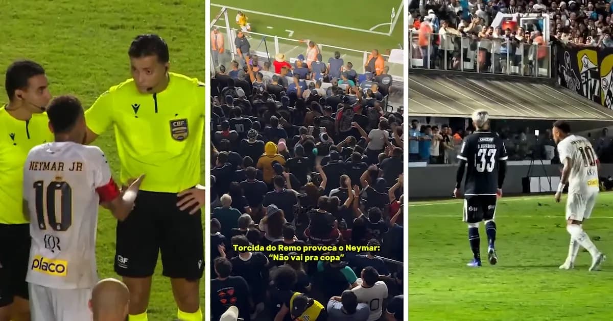 La controvertida actuación de Neymar en el triunfo del Santos: provocaciones y polémica