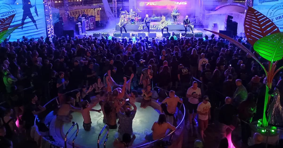 70000 Tons of Metal: el crucero más grande del mundo para los amantes del heavy metal