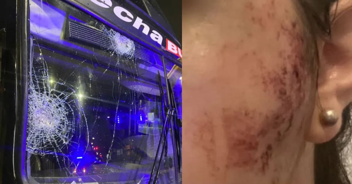 Estudiante herida tras ataque a su colectivo en Córdoba: reclamos por atención médica