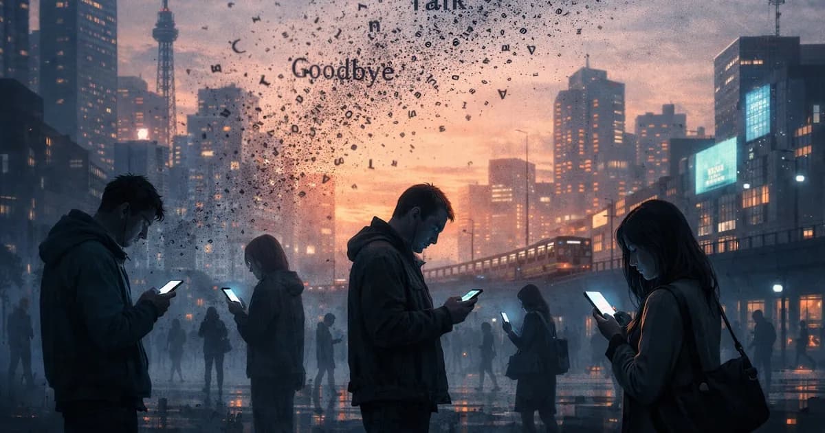 La disminución del diálogo cotidiano: 338 palabras menos al año y un aumento de la soledad