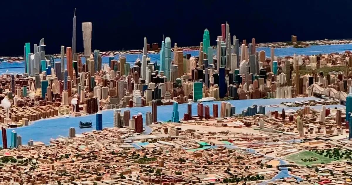 Un camionero transforma Nueva York en una impresionante maqueta que ahora se exhibe en un museo