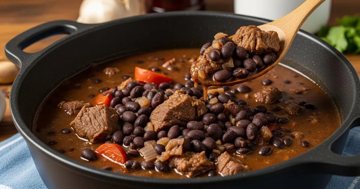 Guiso de Porotos Negros: Tradición y Sabor en Cada Bocado