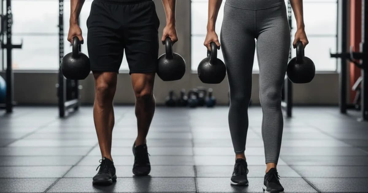 Siete ejercicios con pesas rusas para potenciar tu fuerza