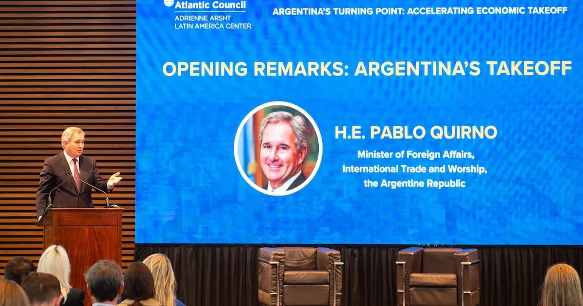 Pablo Quirno Destaca la Alianza entre Argentina y EE. UU. en Cumbre del Atlantic Council