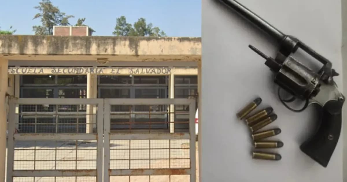 Tucumán: Adolescente ingresó armado a la escuela y fue detenido en plena clase