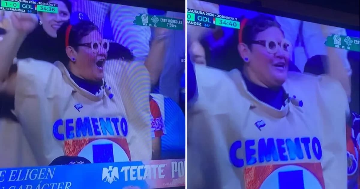 Una hincha de Cruz Azul se disfraza de 'Costalito' y se vuelve sensación en redes sociales