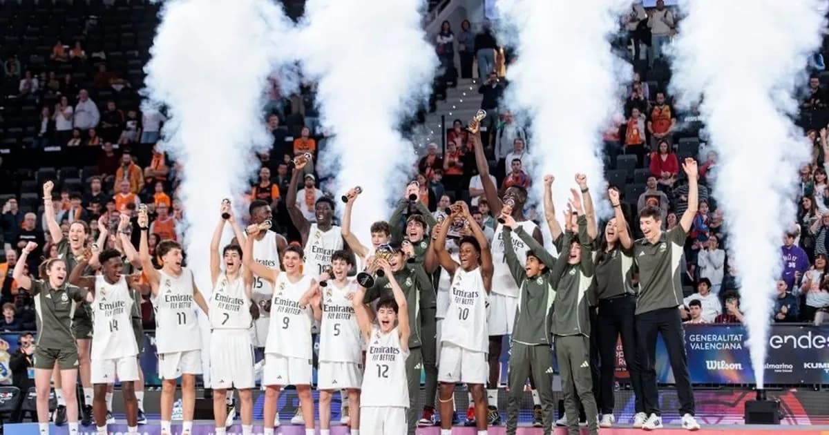 El Real Madrid conquista su décima Minicopa Endesa tras vencer al Valencia Basket