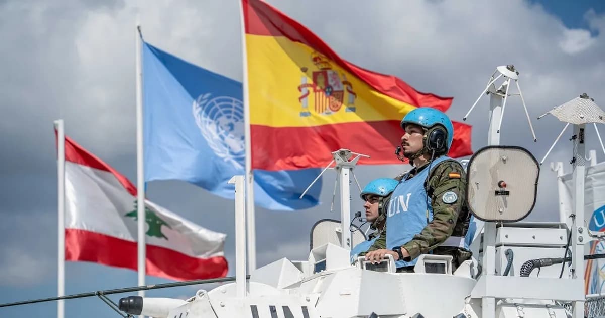 Liberan a cascos azules españoles en Líbano tras protesta oficial de España