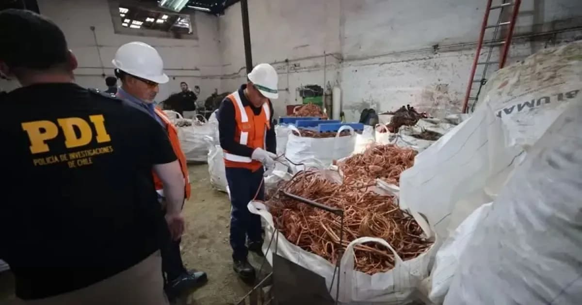 Desarticulación de la Mayor Banda de Robo de Cobre en Chile: Un Golpe al Crimen Organizado