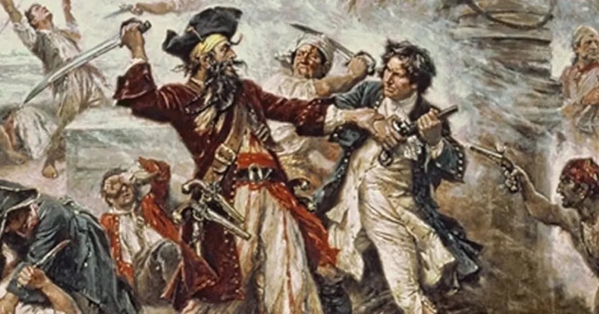 Descubren los restos del barco de Barbanegra, el mítico pirata del Atlántico