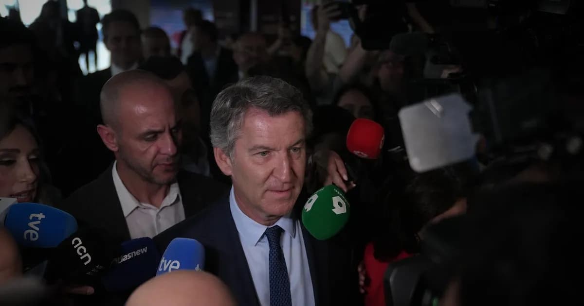 Feijóo critica la creciente militarización global y aboga por un papel activo de España en la UE