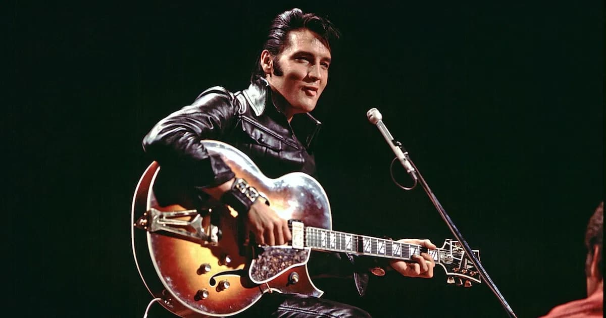 La icónica guitarra que acompañó el renacimiento de Elvis Presley sale a subasta