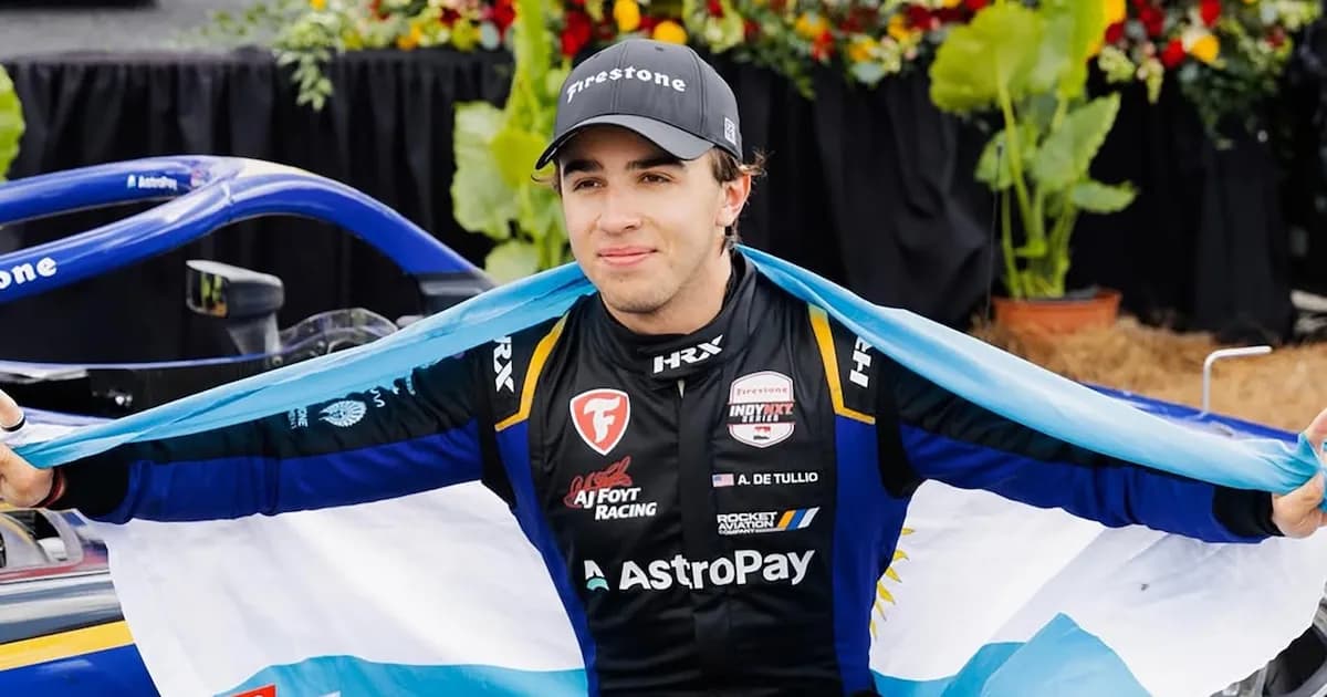 Alessandro de Tullio: el piloto argentino que sueña con la IndyCar