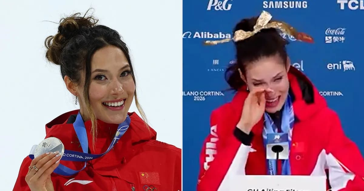 Eileen Gu brilla en los Juegos Olímpicos de Invierno y llora la pérdida de su abuela