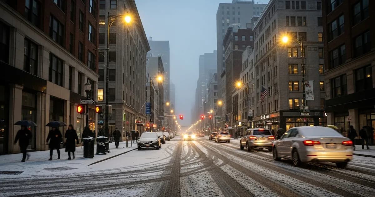 Tormentas en Los Ángeles causan caos vial, pero benefician a la economía de Wrightwood