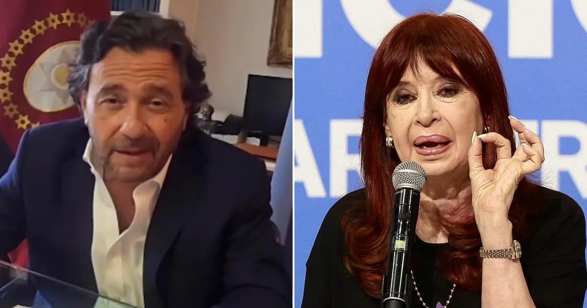 Gustavo Sáenz critica a Cristina Kirchner por la conducción del PJ en las provincias