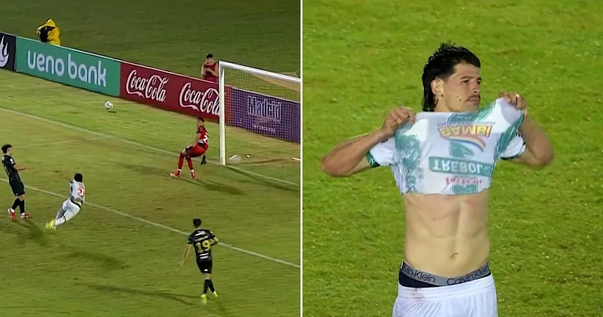 Un insólito gol tras un penal fallido desata risas en el fútbol paraguayo