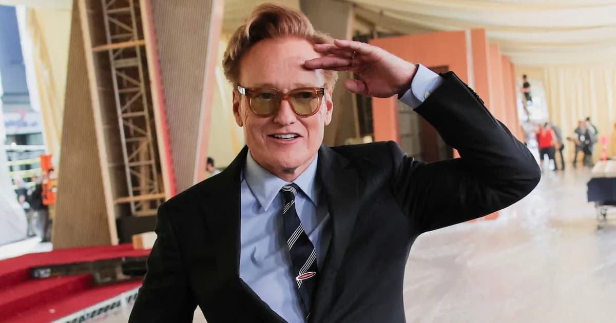 Conan O’Brien se prepara para su debut como conductor de los Premios Oscar