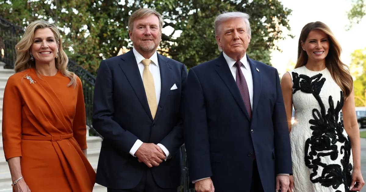 La visita real de Máxima Zorreguieta y Guillermo de los Países Bajos a la Casa Blanca