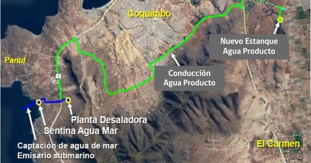 Sacyr Agua se adjudica la construcción de una planta desalinizadora en Coquimbo por 269 millones de euros
