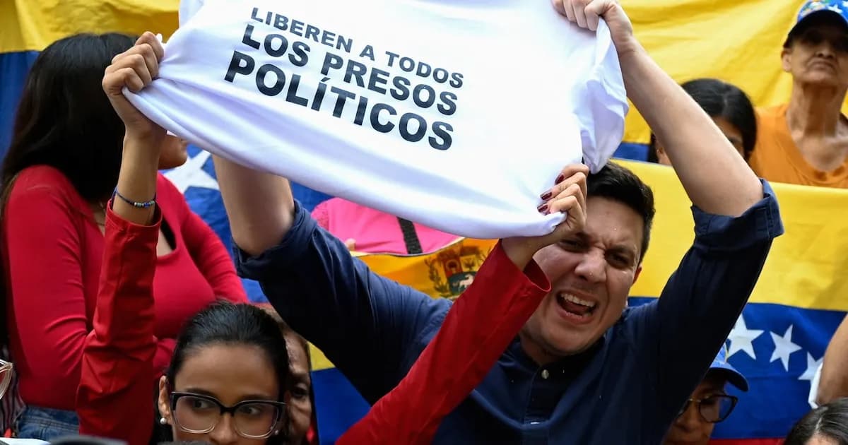 Venezuela: 54 presos políticos fueron liberados tras la ley de amnistía