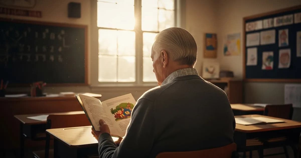A los 95 años, un profesor publica su primer libro infantil en Miami