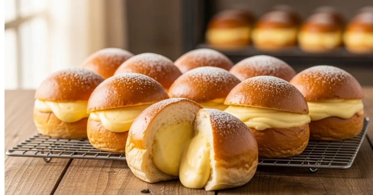 Delicia Dulce: Pan de Leche con Crema Pastelera en Tu Mesa
