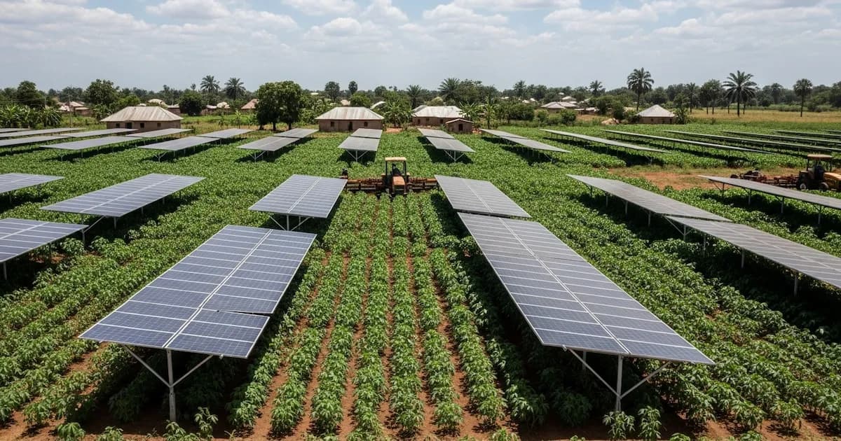 Paneles solares: la solución sostenible que transforma la agricultura en Nigeria