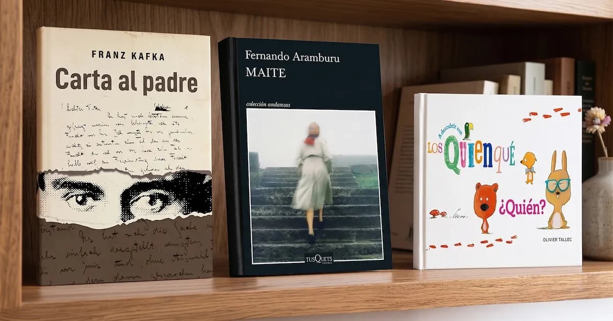 Recomendaciones literarias de la semana: Aramburu, Kafka y cuentos para compartir con los más chicos