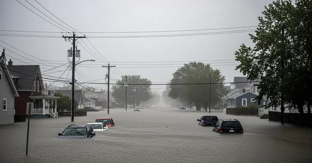 Emergencia por inundaciones en el norte de Estados Unidos tras intensas lluvias y deshielo
