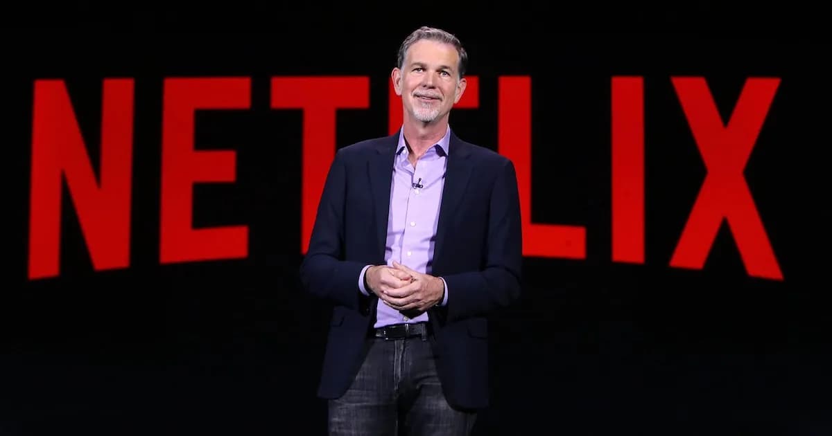 Reed Hastings deja Netflix: Caída del 9% en acciones tras su salida de la junta directiva